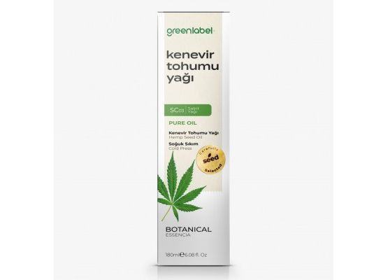 GREENLABEL KENEVİR TOHUMU YAĞI 180 ml
