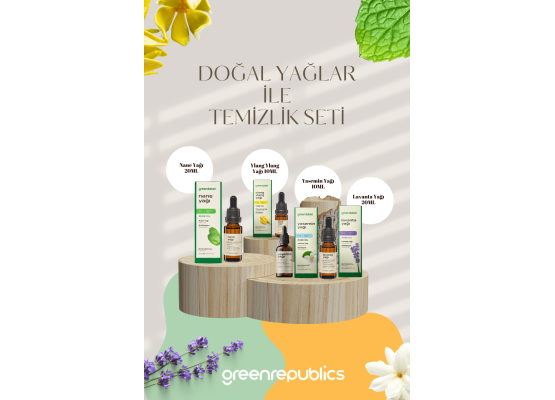 Greenlabel Doğal Yağlar ile Ev Temizlik Seti