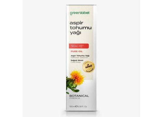 GREENLABEL ASPİR TOHUMU YAĞI 180ML