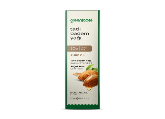 GREENLABEL TATLI BADEM YAĞI 50 ml
